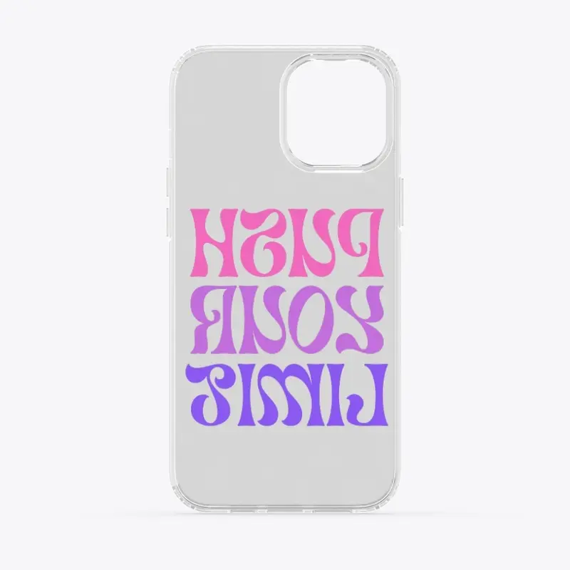 Push Your Limit Iphone Clear Case